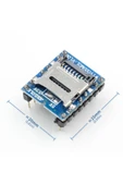 ROBİZ Wtv020 Mini Mp3 Wav Player Modülü Micro Sd 1g Tf Kart Ses Müzik Çalma Kartı16 Bit Pwm Dac 3w - 1