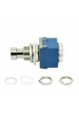 ROBİZ 3pdt On/on/off 3lü Anahtar Ac 250v 3a 9 Pin Switch Anlık Basmalı Buton - 7