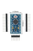 ROBİZ Arduino Pro Mini Atmega328a 5v 16mhz Açık Kaynak Kodlu Yazılım Geliştirme Kartı Microchip Eğitim - 1