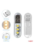 ROBİZ Mini Usb Led Lamba 5730 Smd 3 Led Anahtarlık Portatif Taşınabilir Gece Lambası thumbnail 5