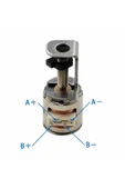 ROBİZ Micro Step Motor Slider Mini Micro Iki Fazlı Dört Telli Minyatür Kayar Vidalı Step Motor - 6