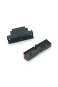 ROBİZ Ray Tip Siyah Plastik Kutu 24 X 59 X 88mm Elektronik Devre Proje Prototip Sigorta Röle Otomasyon - 3