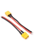 ROBİZ Xt60 Soketli Kablo Çifti - Erkek Dişi 10cm 100mm Lipo Pil Batarya thumbnail 5