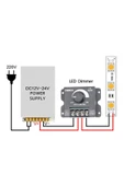 ROBİZ Dc 12v 24v 30a Led Sürücü Dimmer 360w 720w Voltaj Ayarlı Ampul thumbnail 2