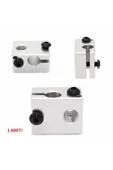 ROBİZ V6 3d Yazıcı Alüminyum Extruder Isıtıcı Blok 1.75 / 3.0mm Filament Uyumlu thumbnail 3