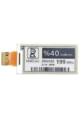 ROBİZ 2.13” OPM021B1 Paper Lcd  Fiyat Etiketi Reklam Gösterge Kağıt Ekran 250x122 Çözünürlük - 1