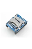 ROBİZ Wtv020 Mini Mp3 Wav Player Modülü Micro Sd 1g Tf Kart Ses Müzik Çalma Kartı16 Bit Pwm Dac 3w - 4