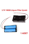 ROBİZ Ikili 2 Li 18650 Pil Yuvası Kablolu Tutucu 7.4v Pil Şarj Kutusu thumbnail 1