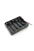ROBİZ 5'li Aa Kalem Pil Kutusu Yuvası 7.5v Kablolu Kalem Pil Tutucu thumbnail 3