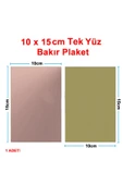 ROBİZ 10x15cm Tek Yüz Bakır Plaket Pcb Elektronik Baskı Devre Prototip Test thumbnail 9
