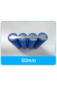 ROBİZ Nikel Tel 6mm X 50 Mm Lehimlenebilir Pil Bağlantı Teli 18650 Lio thumbnail 2