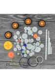 ROBİZ 78 Parça Plastik Dişli Seti Tekerlek Çark Mil Lastik Kremayer Rc Oyuncak Robot Araba Motor Aksesuar thumbnail 5