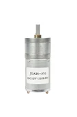 ROBİZ 12v 1200rpm Jga25-370 Redüktörlü Dc Motor Metal Dişli Yüksek Tork Kuvvet 25mm Robot Oyuncak thumbnail 1