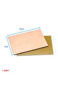 ROBİZ 7x10cm Tek Yüz Bakır Plaket Pcb Elektronik Baskı Devre Prototip Test - 8