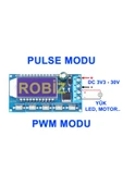 ROBİZ 1hz-150khz Zk-pp2 Pwm Sinyal Jeneratörü Kare Dalga Pwm Duty thumbnail 1