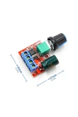 ROBİZ 5v / 35v 5a Mini Dc Motor Sürücü Hız Kontrol Devresi 0-100% Pot Kontrollü Pwm Dc Led Dimmer - 1