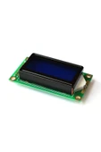 ROBİZ 0802a 2x8 Mavi Karakter Lcd Modül Display Ekran 5v Beyaz Arka Işık 8x2 8 X 2 Lcd Gösterge Menü - 5