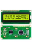 ROBİZ 1602a 2x16 Yeşil Karakter Lcd Modül Display Ekran 5v Beyaz Arka Işık 16x2 16 X 2 Standart Sol Üst thumbnail 5