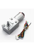 ROBİZ Jgy-370b Dc Motor 12v 30rpm Enkoderli Redüktörlü Hız Okuyucu thumbnail 3