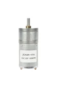 ROBİZ 12v 60rpm Jga25-370 Redüktörlü Dc Motor Metal Dişli Yüksek Tork Kuvvet 25mm Robot thumbnail 1