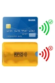 ROBİZ Temassız Kredi Banka Kimlik Kartı Koruyucu Kılıf Hırsızlık Önleyici Rfid Nfc 1 Adet thumbnail 4