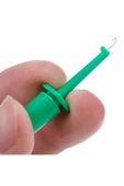 ROBİZ 5 Adet Kanca Tip Test Ölçme Soketi Mini Lehimsiz Tutucu Yakalayıcı Klips Yaylı Konnektör - 2