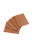 ROBİZ 5x7cm Pertinaks Pcb Proto 10x24 432 Adet Bakır Delik Prototip Deney Kartı 2.54mm Pertenaks thumbnail 15