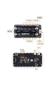 ROBİZ 2x 18650 Pil Şarj Kartı V8 Battery Shield Lityum Li-on Powerbank thumbnail 4