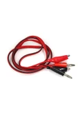 ROBİZ Krokodil Banana Kablo Çifti Güç Kaynağı Multimetre Voltmetre Osiloskop Elektrik Test Ölçme Kablosu thumbnail 5