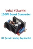 webstoore 150w Boost Voltaj Yükseltici Modül Dc Dc Çevirici Voltaj Ayarlanabilir Yükseltici 35v 6a Regülatör thumbnail 2