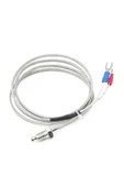 ROBİZ K Tip Thermocouple Sıcaklık Isı Sensörü 1 Metre 0c / 800c Paslanmaz Çelik M6 Dişli Prob K Tip thumbnail 7