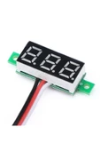 ROBİZ 0.28 Inch Dc 0-100v Mini Digital Voltmetre 3 Kablolu Dc Kırmızı thumbnail 6