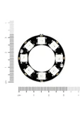 ROBİZ 8 Bit Neopixel Halka Ring Ws2812b 5050 Rgb Led Modül 5050 Adreslenebilir Lamba Kart Full Color Ekran thumbnail 8