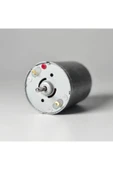 ROBİZ Rs370 Karbon Fırçalı Dc Motor Dual Çift Milli Dc 12v / 24v 13500 Rpm Rc Ucak Rc Bot Oyuncak Araba thumbnail 5