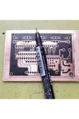 ROBİZ Pcb Çizim Kalemi 0.5mm Ince Uç S Baskı Devre Prototip Asetat thumbnail 8