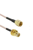 ROBİZ Rg316 10cm Sma Erkek Dişi Kablo Rf Uzatma Kablosu 50 Ohm 0-6ghz Koaksiyel Wifi Gsm Gprs Anten thumbnail 8