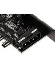 ROBİZ 6 Port Fan Çoğaltıcı Hız Kontrol Kartı Molex Güç Giriş Soketi 12v thumbnail 8
