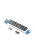 ROBİZ Max7219 8 Bit Hane Kırmızı 7 Segment Ekran 0.36 Inch Saat Seri Haberleşme Dijital Gösterge Display thumbnail 7
