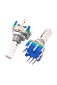 ROBİZ Ec11 Rotary Encoder Butonlu 20 Adım Pwm 360 Derece Döner Butonlu Dijital Potansiyometre Menu Motor thumbnail 2