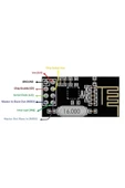 ROBİZ Nrf24l01 2.4ghz Transceiver Modül Alıcı Verici Kablosuz Haberleşme Rf Wireless Arduino 100metre thumbnail 11