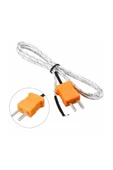 ROBİZ K-type Tp-01 Thermocouple Sıcaklık Isı Sensör 1 Metre Prob Rtd Isıtıcı Fırın Kazan Termostat thumbnail 1