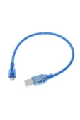 ROBİZ 30cm Micro Usb Kablo Mavi 480 Mbps Usb 2.0 Hot Swap thumbnail 5