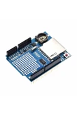 ROBİZ Arduino Sd Kart Rtc Saat Data Kayıt Logger Shield Ds1307 2x Led Prototip Pcb Alanı Reset Butonu thumbnail 6