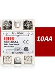 ROBİZ Ssr-10aa Ssr Röle 10a Ac 24-380v Tek Fazlı Solid State Röle Elektronik Anahtar Termostat Resiztans thumbnail 4