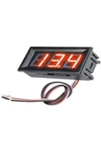 ROBİZ 0.56 Inch Dc 0-30v Panel Tip Dijital Kırmızı Voltmetre 3 Kablolu thumbnail 1