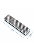 ROBİZ Max7219 4 Adet 8x8 64 Nokta Led Matrix Modül Dot Matrix 5v Ortak Katot Led Ekran Saat thumbnail 1