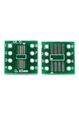 ROBİZ Ssop8 Sop8 Dıp8 Smd Çevirici Pcb Sop8 Ssop8 Tssop8 Ssop Tssop Msop Prototip Deney Kartı Fr4 thumbnail 3