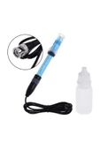 ROBİZ Ph Elektrot Sensör Probu E201-1c Sıvı Su 0-14ph Algılayıcı Bnc Soket Analog Ph Metre Test Akvaryum thumbnail 8