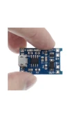 ROBİZ Korumalı Lityum Pil Şarj Devresi Modülü Tp4056 1a 18650 Battery Charger + Protection Microusb thumbnail 3