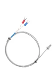 ROBİZ K Tip Thermocouple Sıcaklık Isı Sensörü 1 Metre 0c / 800c Paslanmaz Çelik M6 Dişli Prob K Tip thumbnail 5